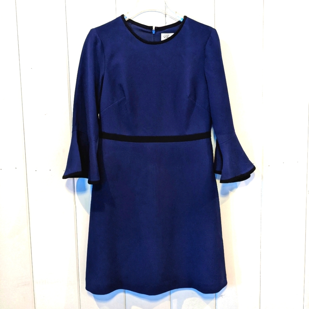 Eliza J Flounce Sleeve A-Line Dress , Size 8